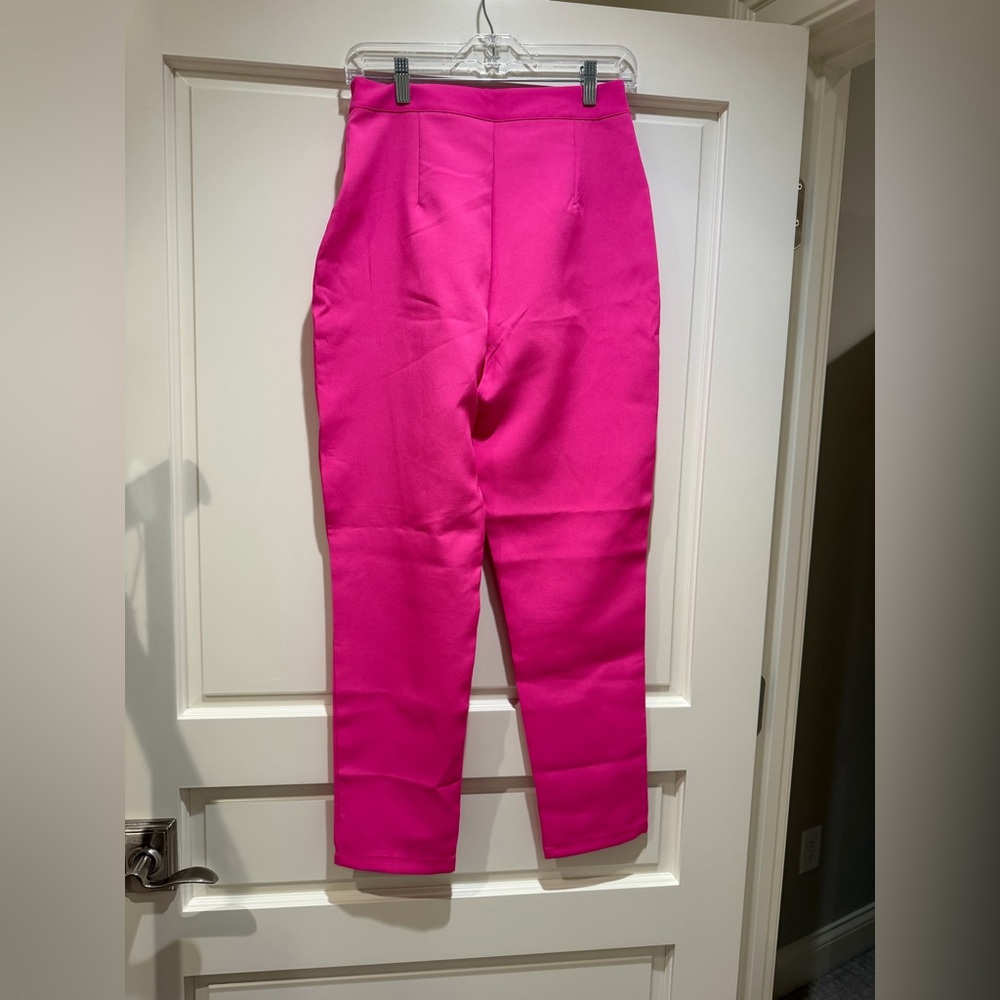 Misguided Pink Pants - Size 6 - Like New!! - Picture 3 of 4